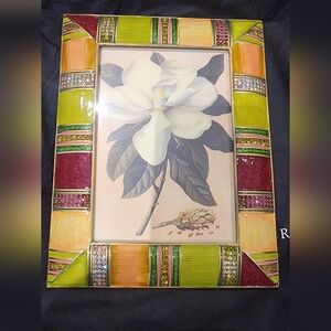 Jay Strongwater Glass Frame Swarovski